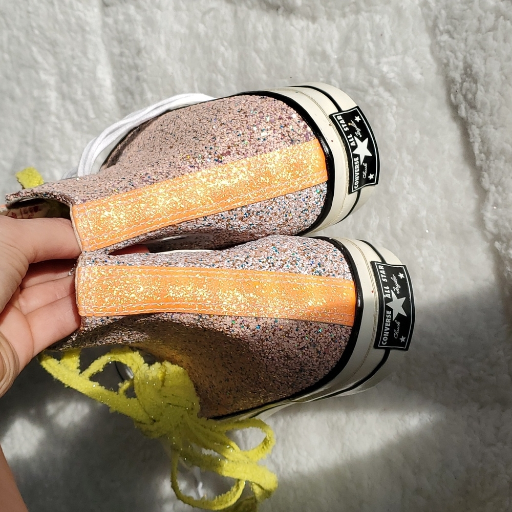 Converse x JW Anderson Sneakers Pink / Orange Sparkle - Picture 14 of 17